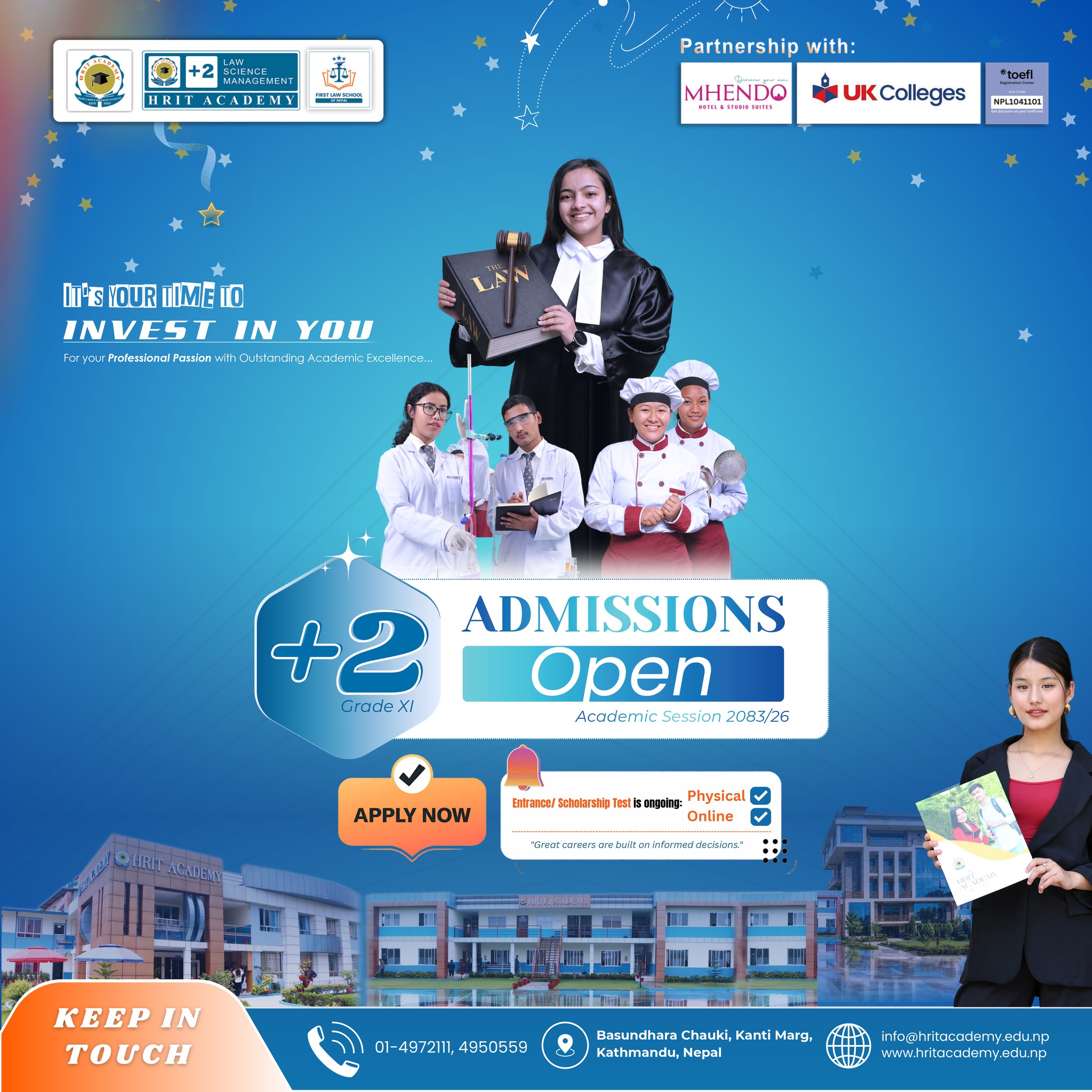 Admissions Open 2083!