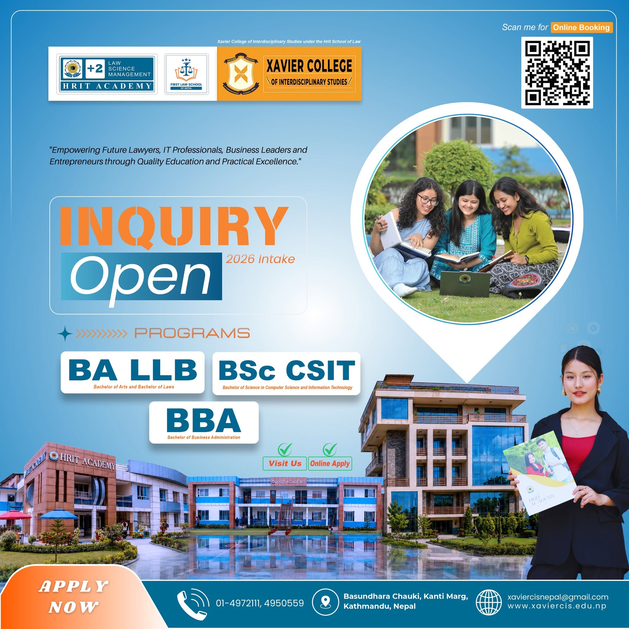 Admissions Inquiry Open